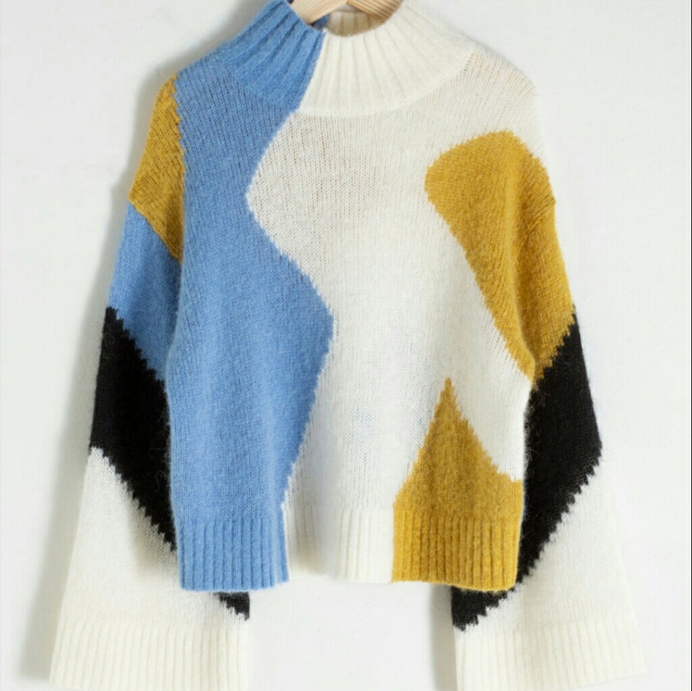 & Other Stories Colorblock Sweater
